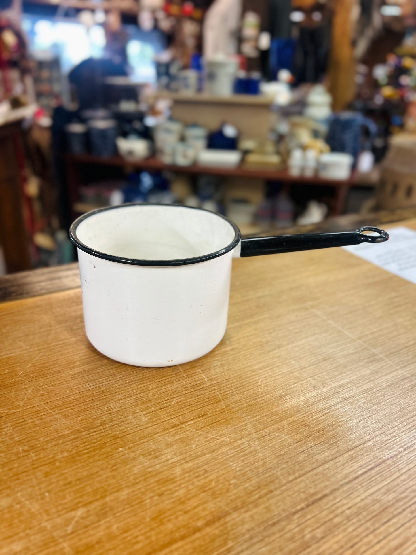 Vintage Ceramic White Pot