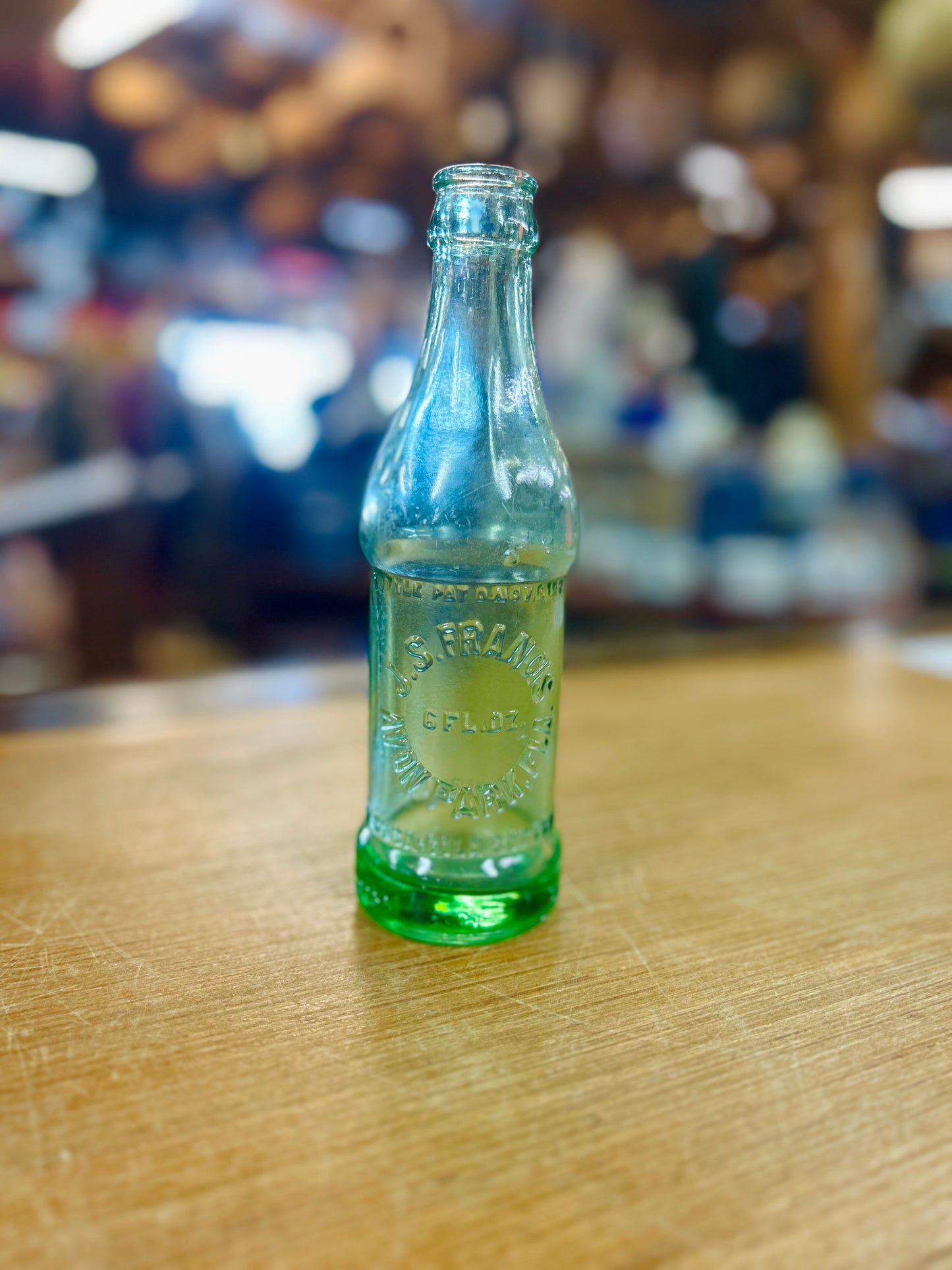 1923 Rare Green Coca-Cola Avon Park Florida Glass Bottle