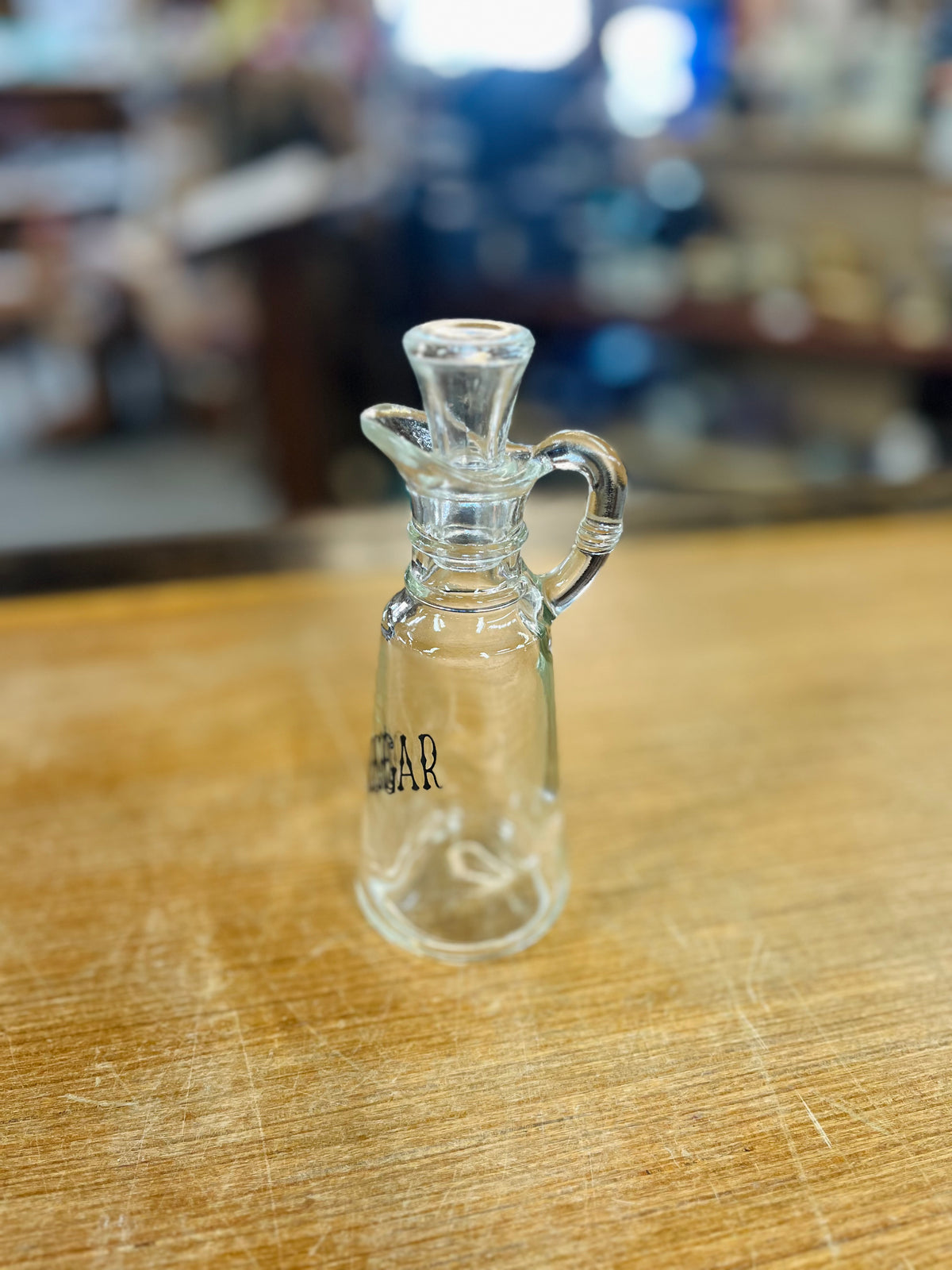 Vintage Glass Vinegar Cruet