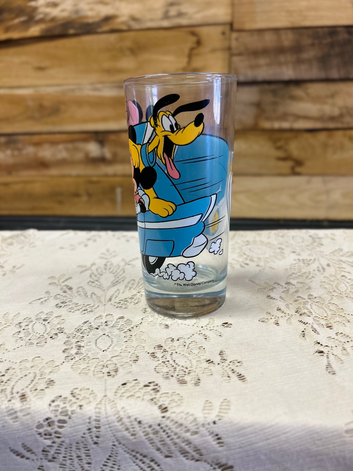 Vintage Walt Disney Company Collectible Mickey and Minnie In Car Cup