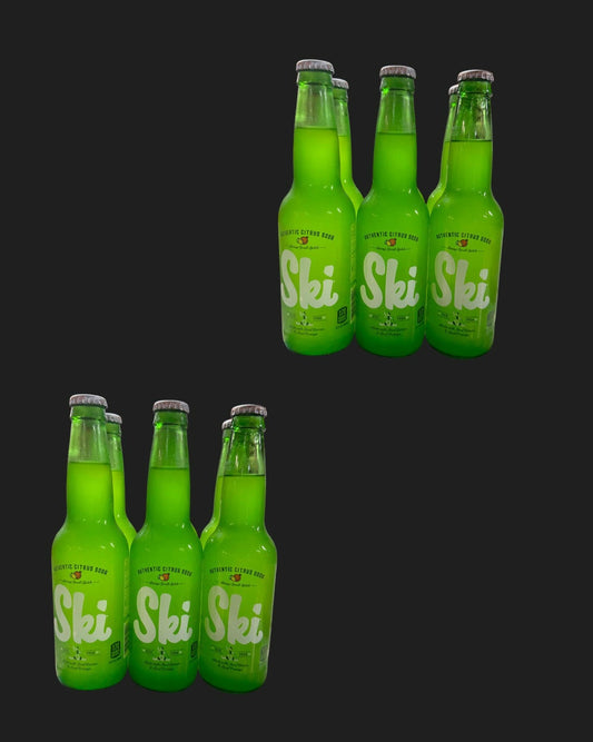 12 pack of glass SKI bottle