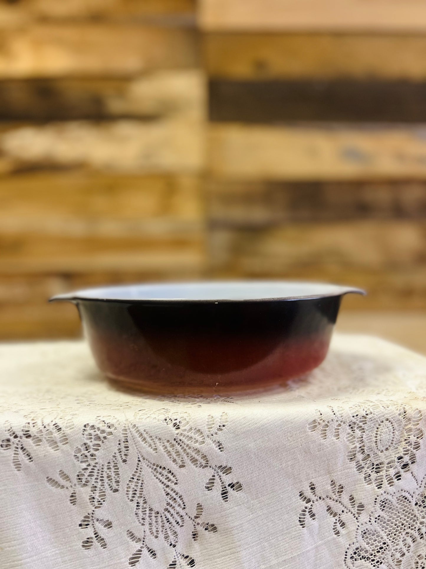 Vintage Fire King Two Toned Dish