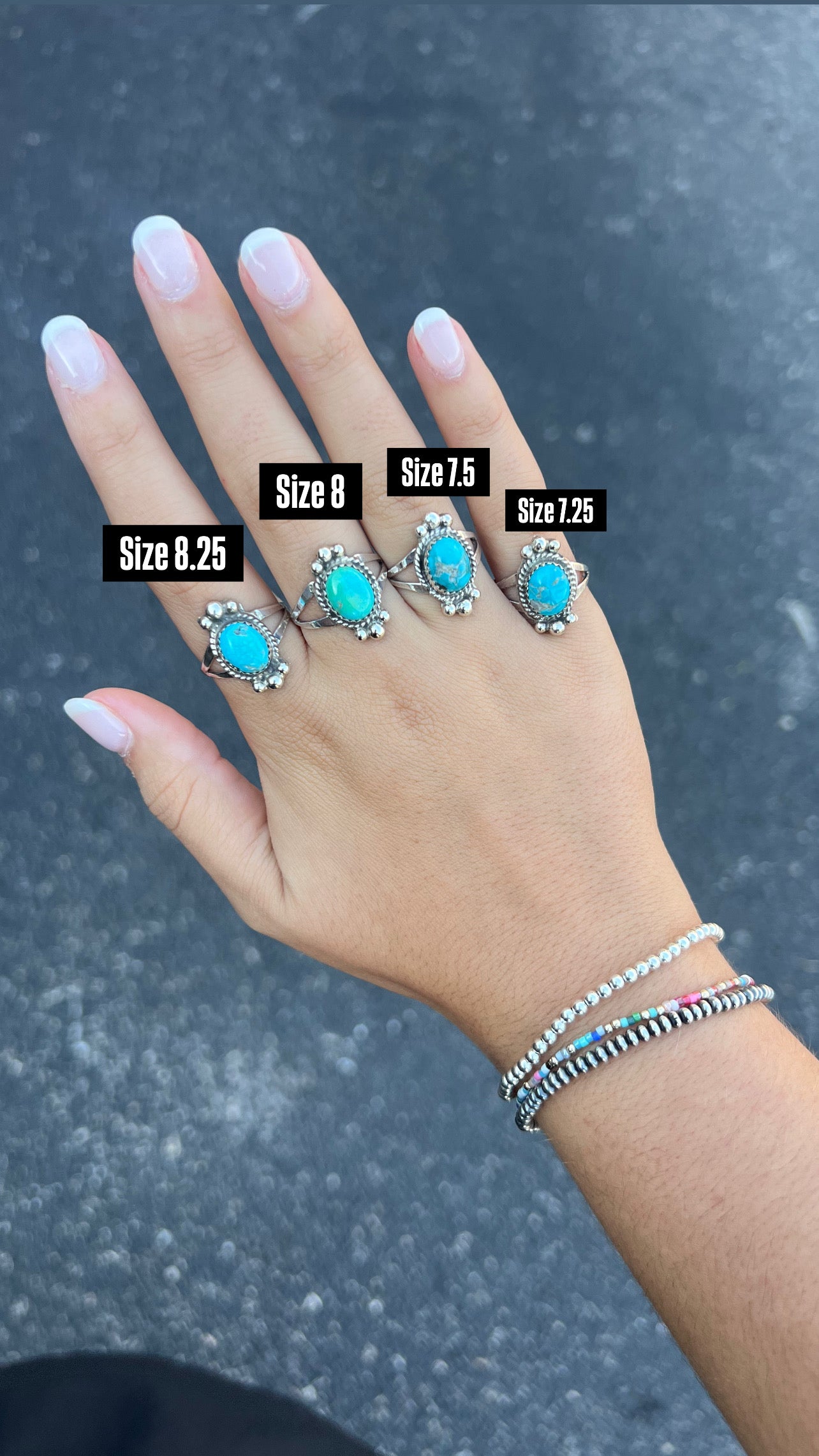 The Kali Genuine Kingman Turquoise Sterling Silver Ring