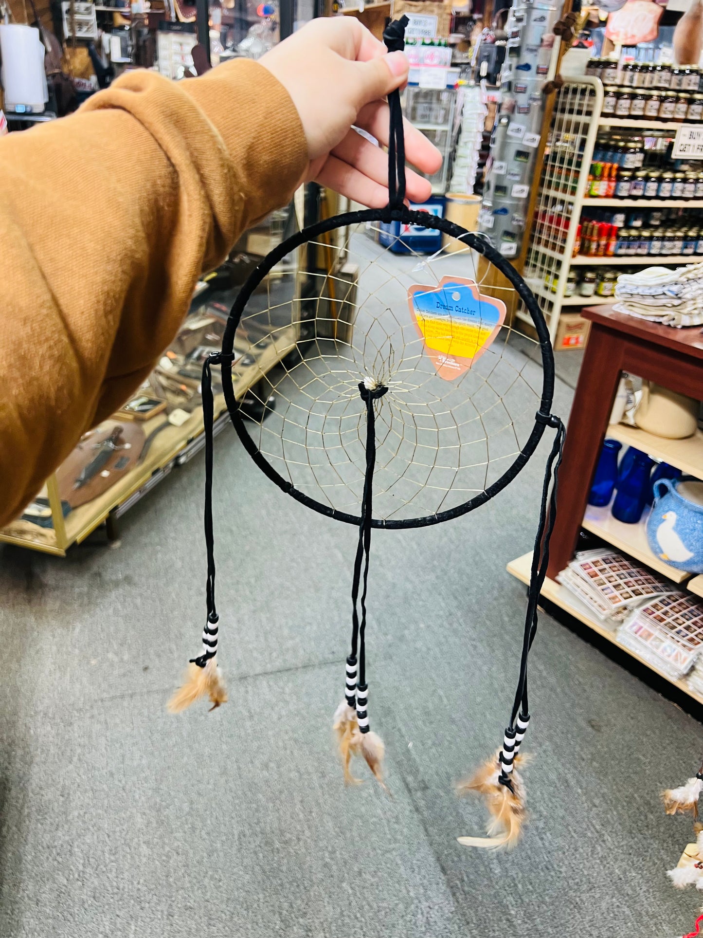 8" Leather Dream Catcher