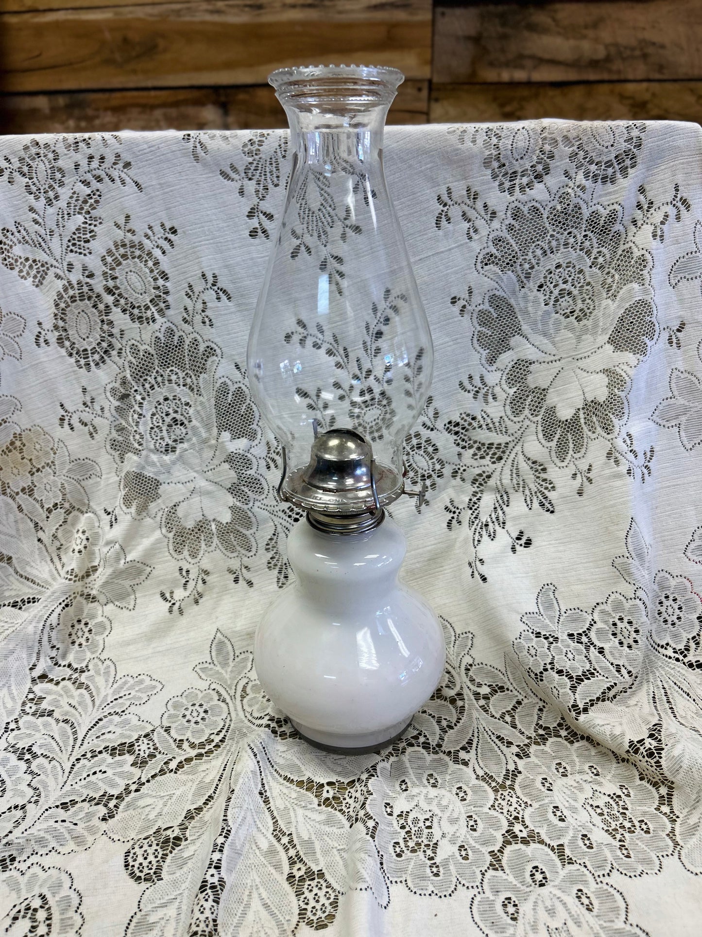 Vintage Lamplight Farms Rose Kaadan Lamp