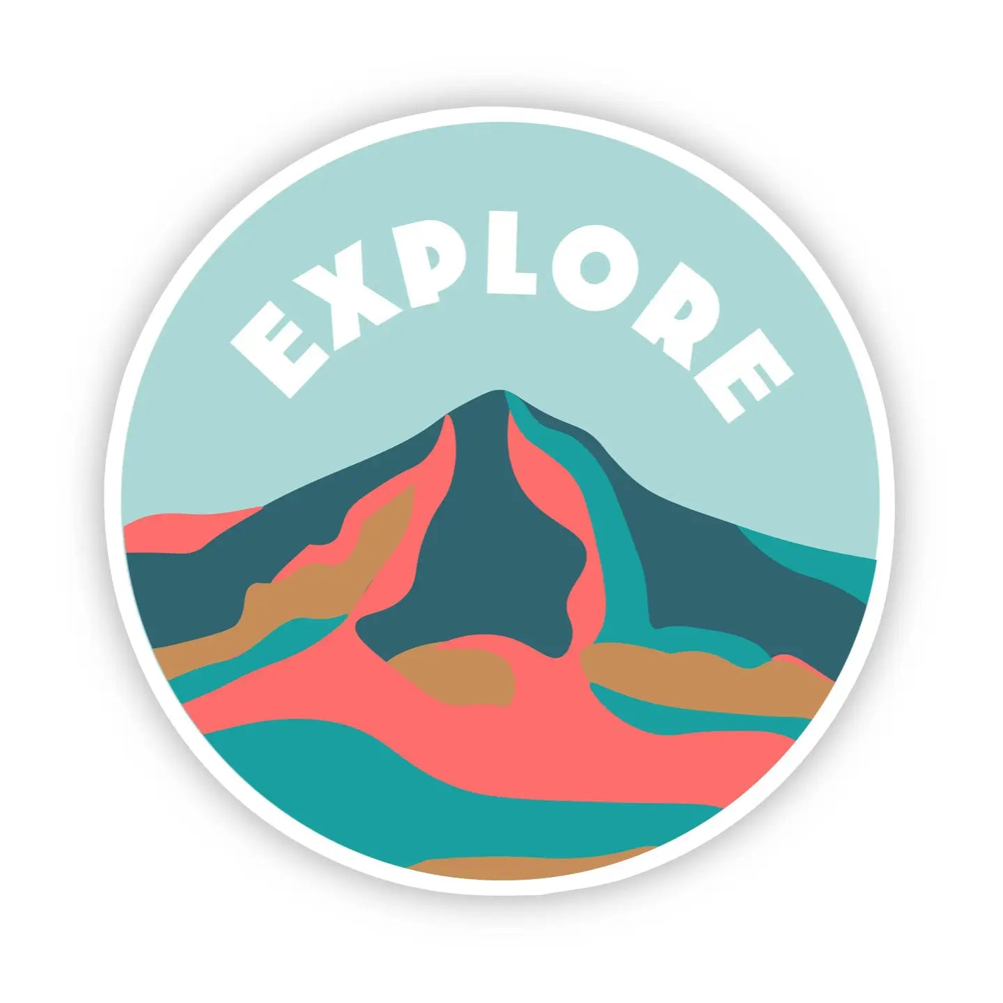 Explore Mountain Sticker