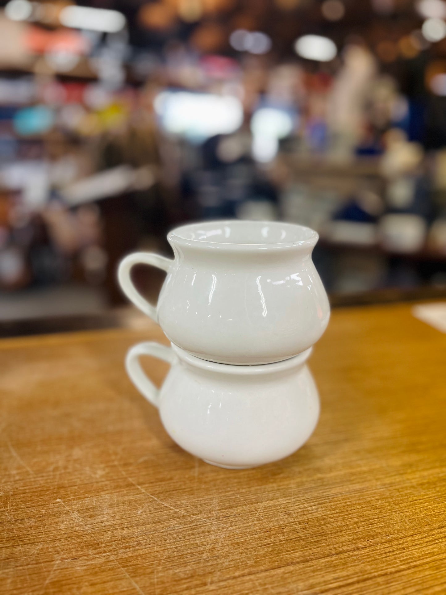 Vintage 70's Ceramic Soup Recipe Mug - Mushroom or Chicken Soup