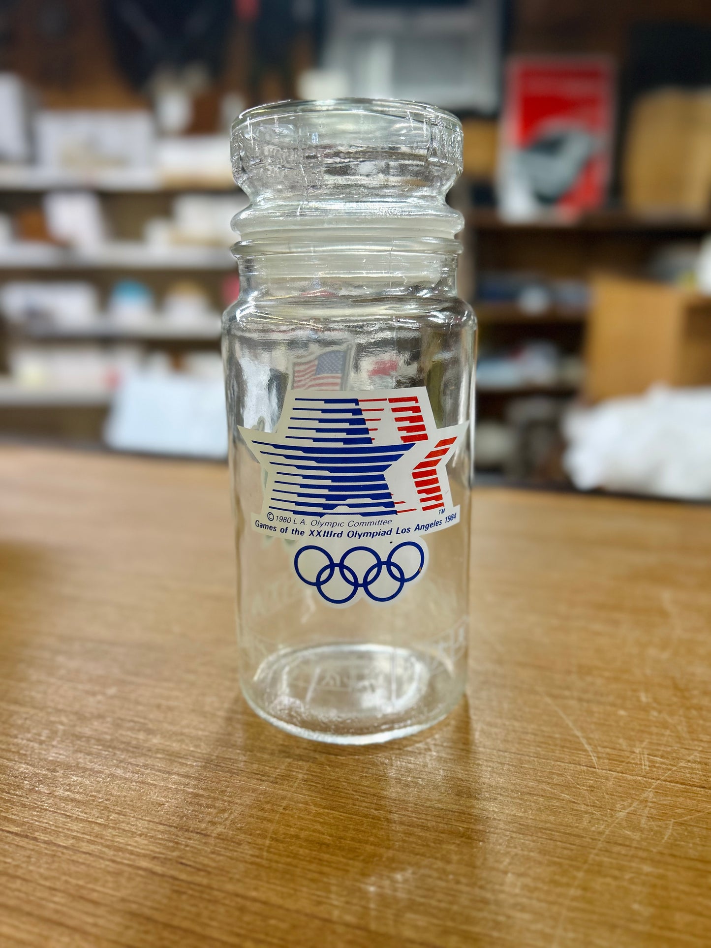 Vintage 1984 M&M's Olympic Jar