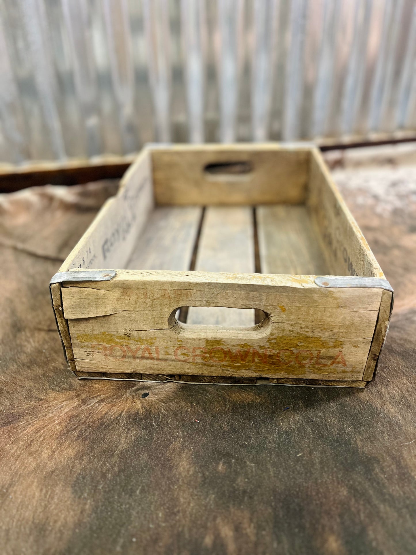 Vintage 8-74 "RC" Royal Crown Cola Crate