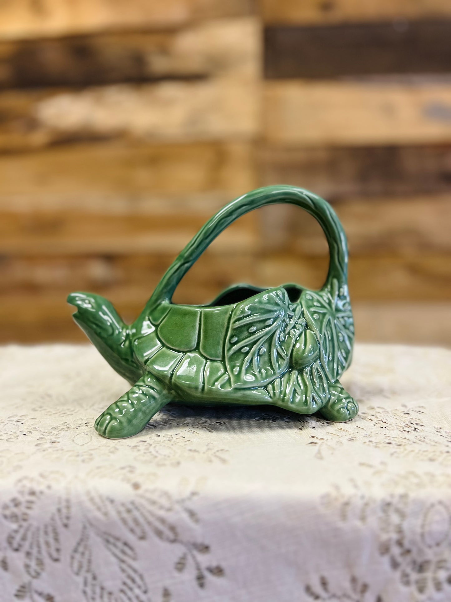 Vintage McCoy Ceramic Turtle Watering Can