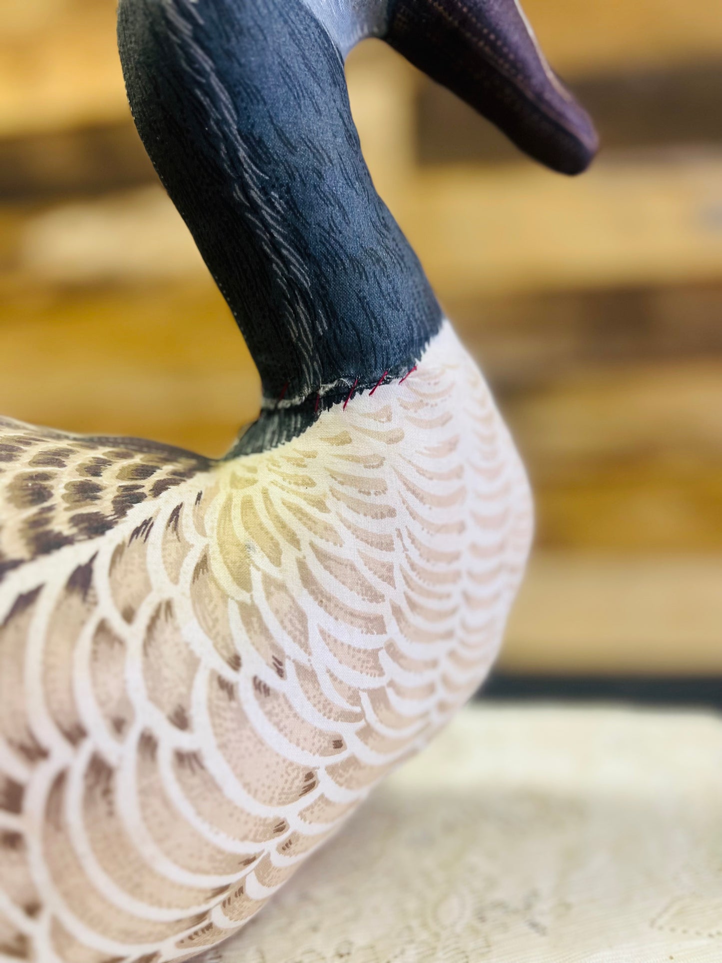 Vintage Plush Canada Goose