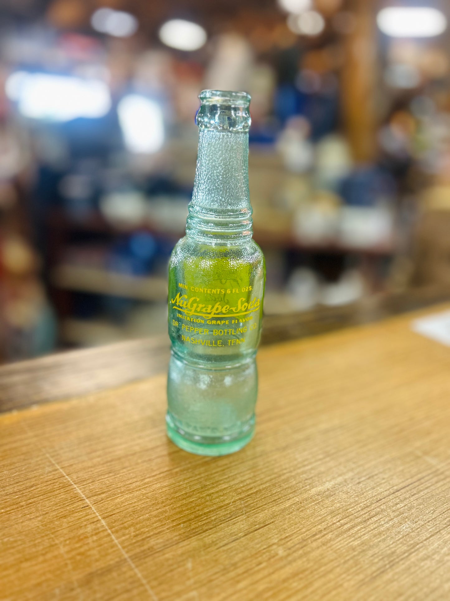Vintage NuGrape Dr. Pepper Bottling Nashville, TN Glass Bottle