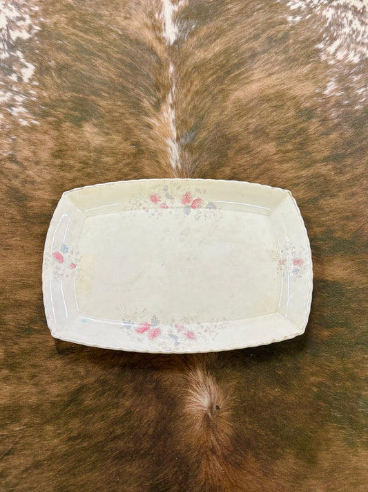 Vintage Bridgewood Porcelaine Opaque Trade Mark Platter