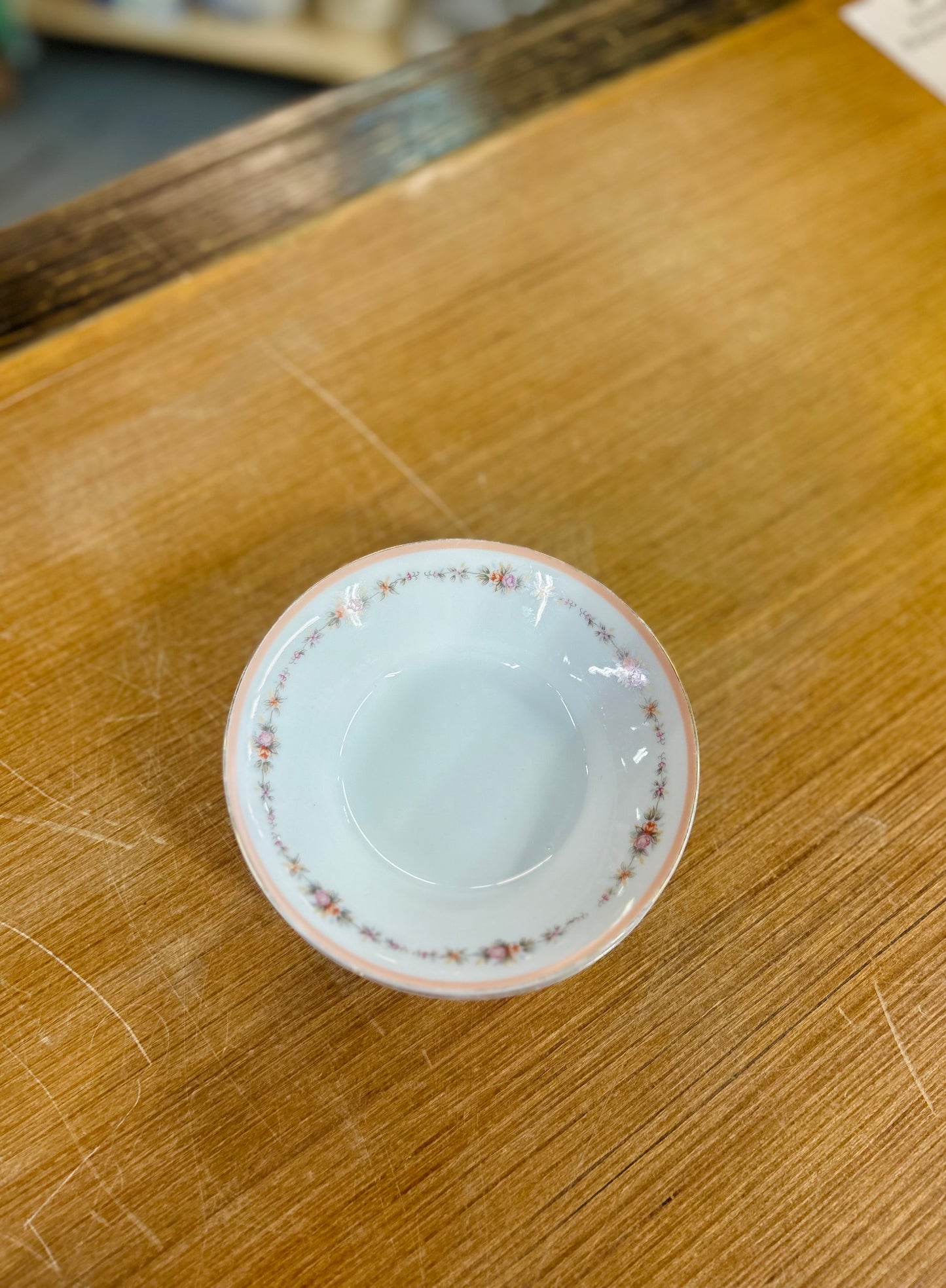 Vintage Harmony House Venetion Rose Dessert Bowl Set