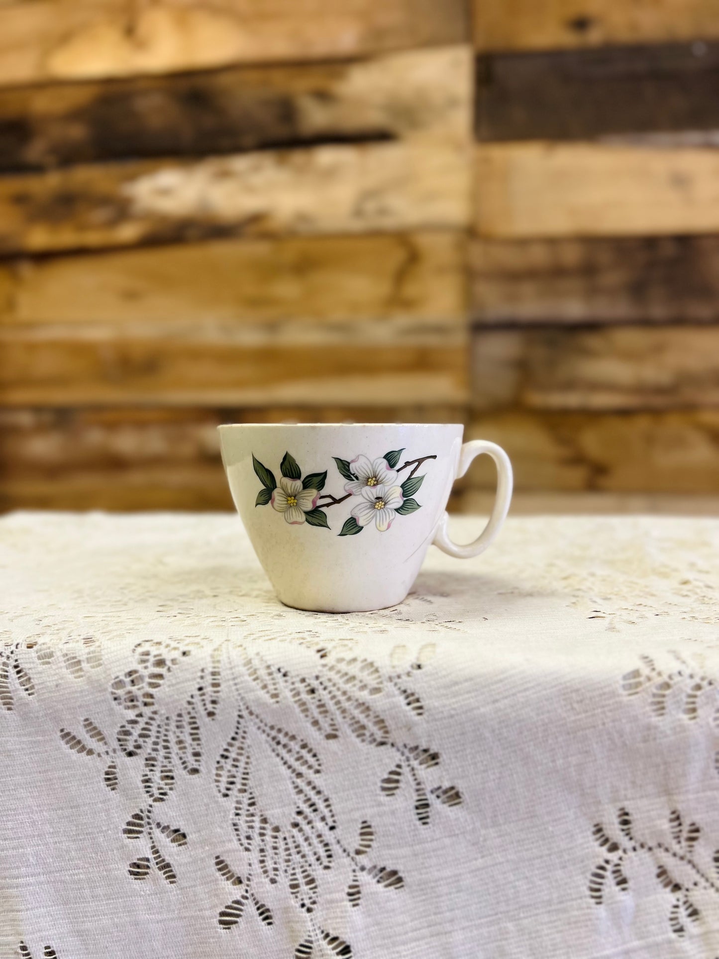 Vintage Limoges-American "New Dogwood" Floral Pattern Teacup