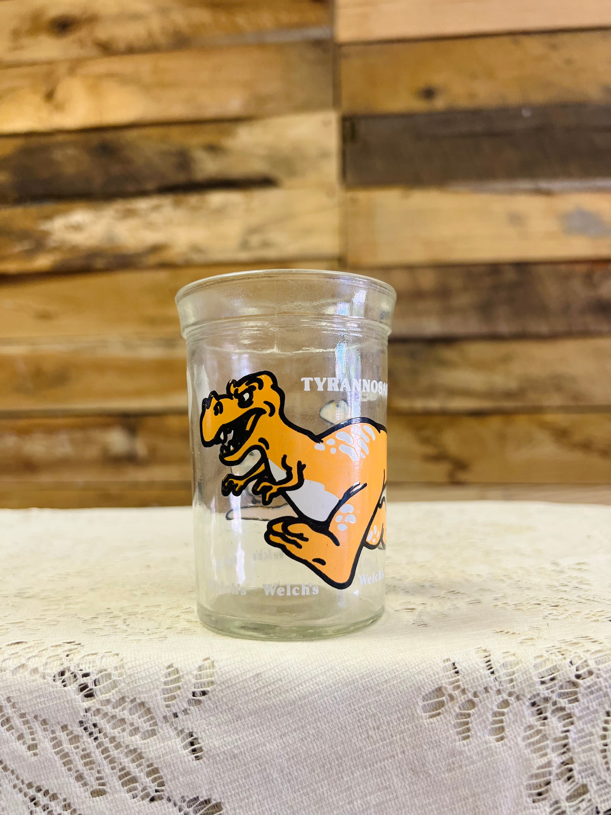 1988 Welch's Tyrannosaurus Rex Glass Cup