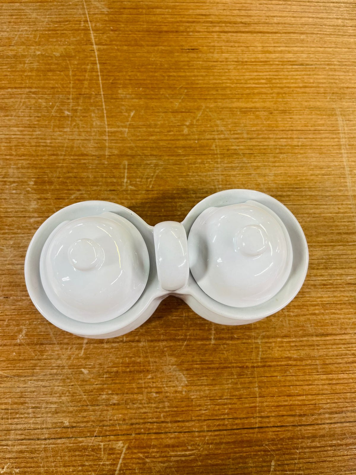 Vintage Double Condiment Jar