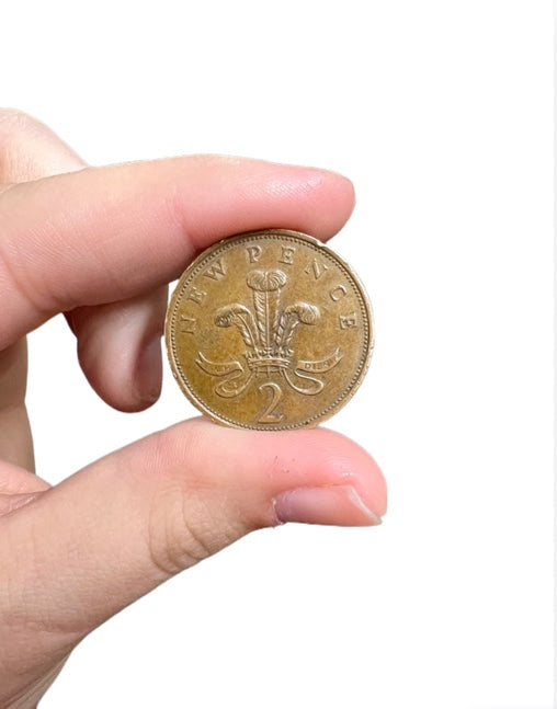 United Kingdom 2 New Pence, 1980, Original Elizabeth II Coin