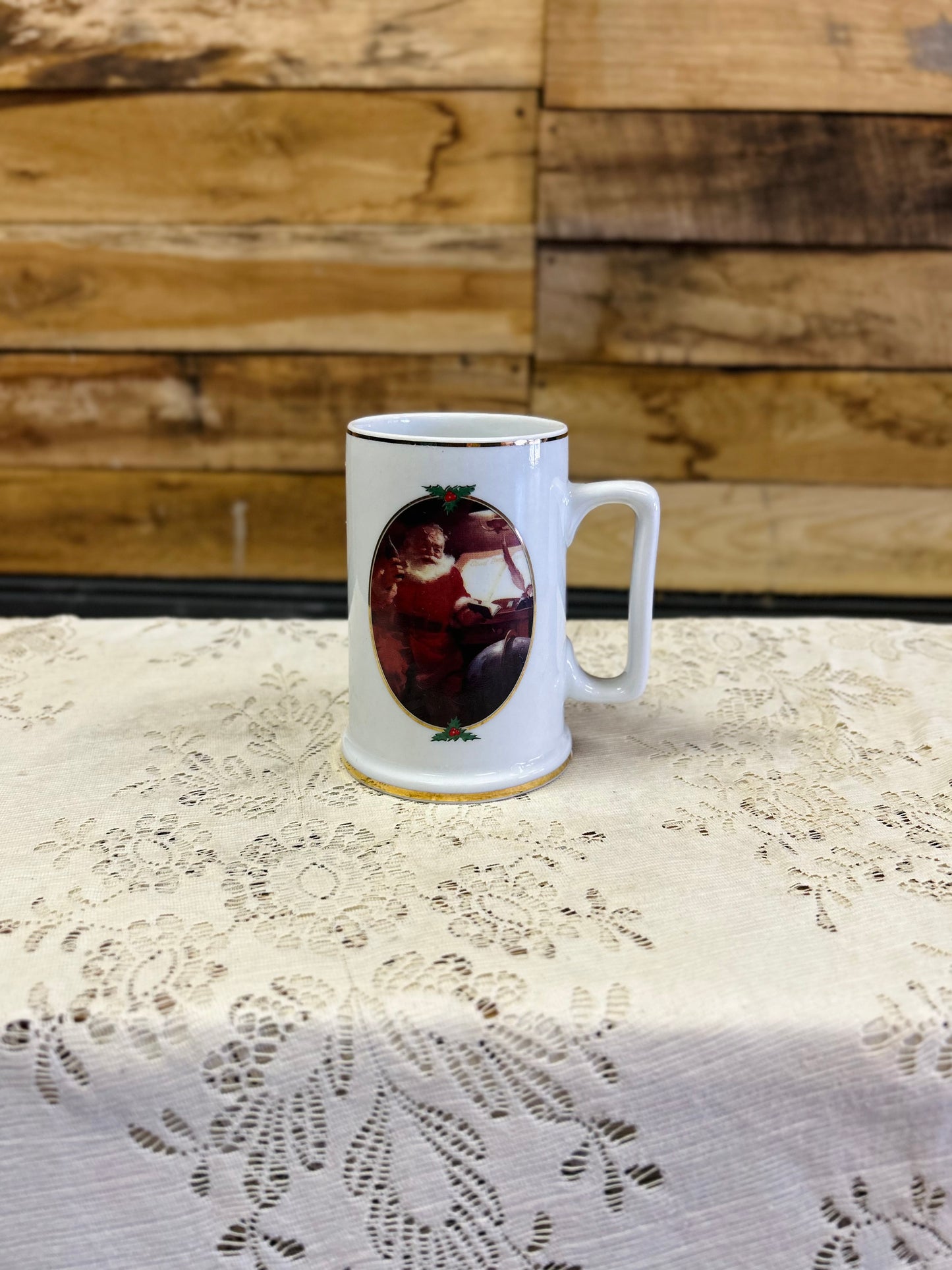 Vintage Coca-Cola "Good Boys And Girls" Ceramic Christmas Mug