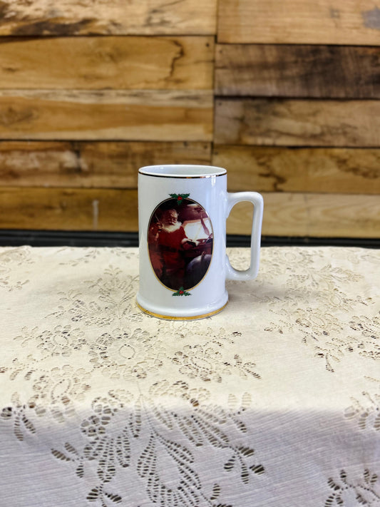 Vintage Coca-Cola "Good Boys And Girls" Ceramic Christmas Mug