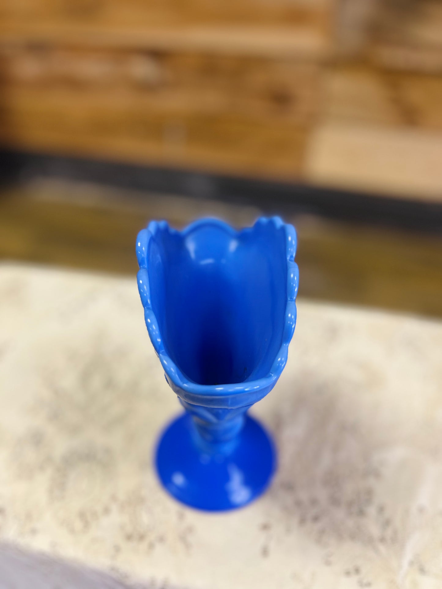 Fenton Periwinkle Blue Vase