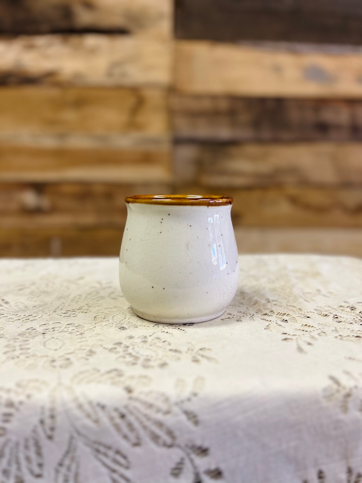 Vintage Sky & Plains 1980 Enesco Mini Crock