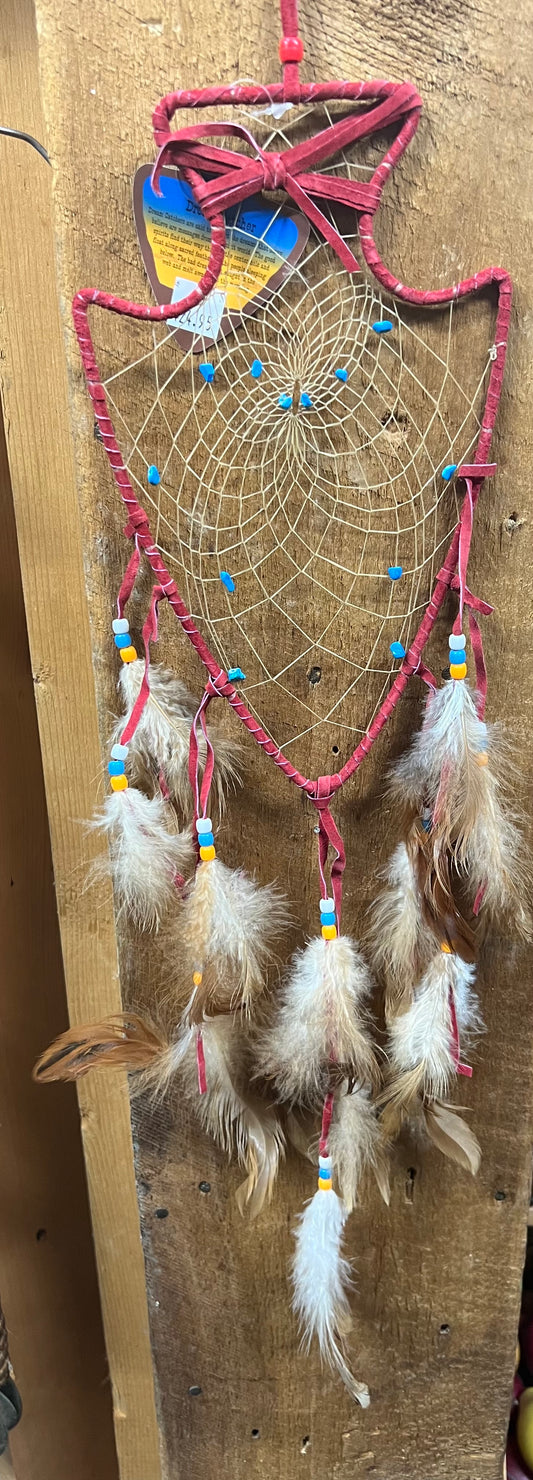 Arrowhead Dream Catcher Plus Feathers and Beads