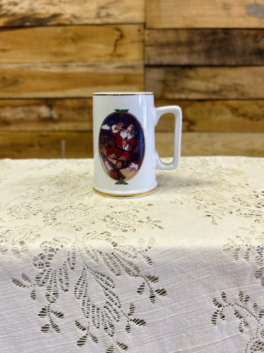 Vintage Coca-Cola "Season's Greetings" Christmas Ceramic Mug