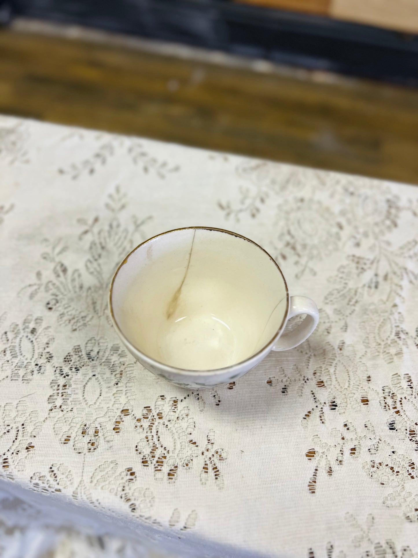 Vintage Limoges-American "New Dogwood" Floral Pattern Teacup