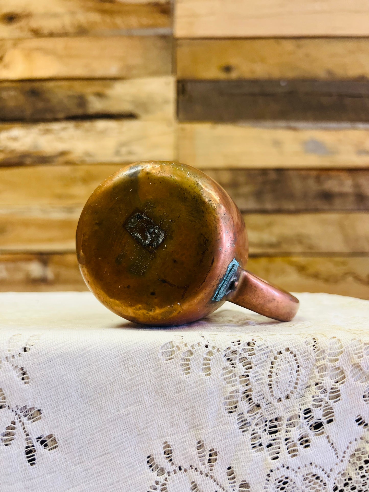 Vintage West Bend Solid Copper Mug