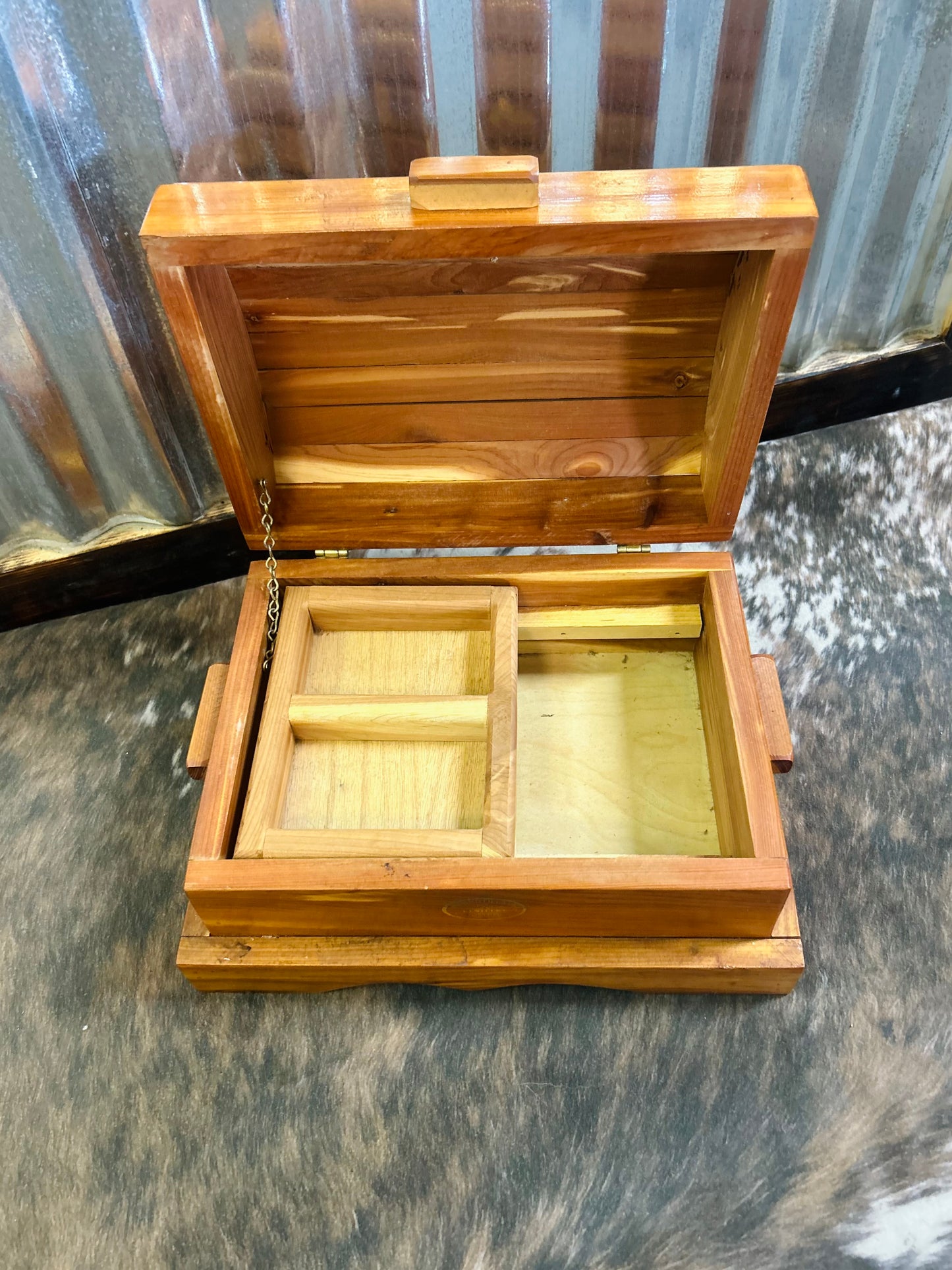 Very Old Hand Made Cedar Chest