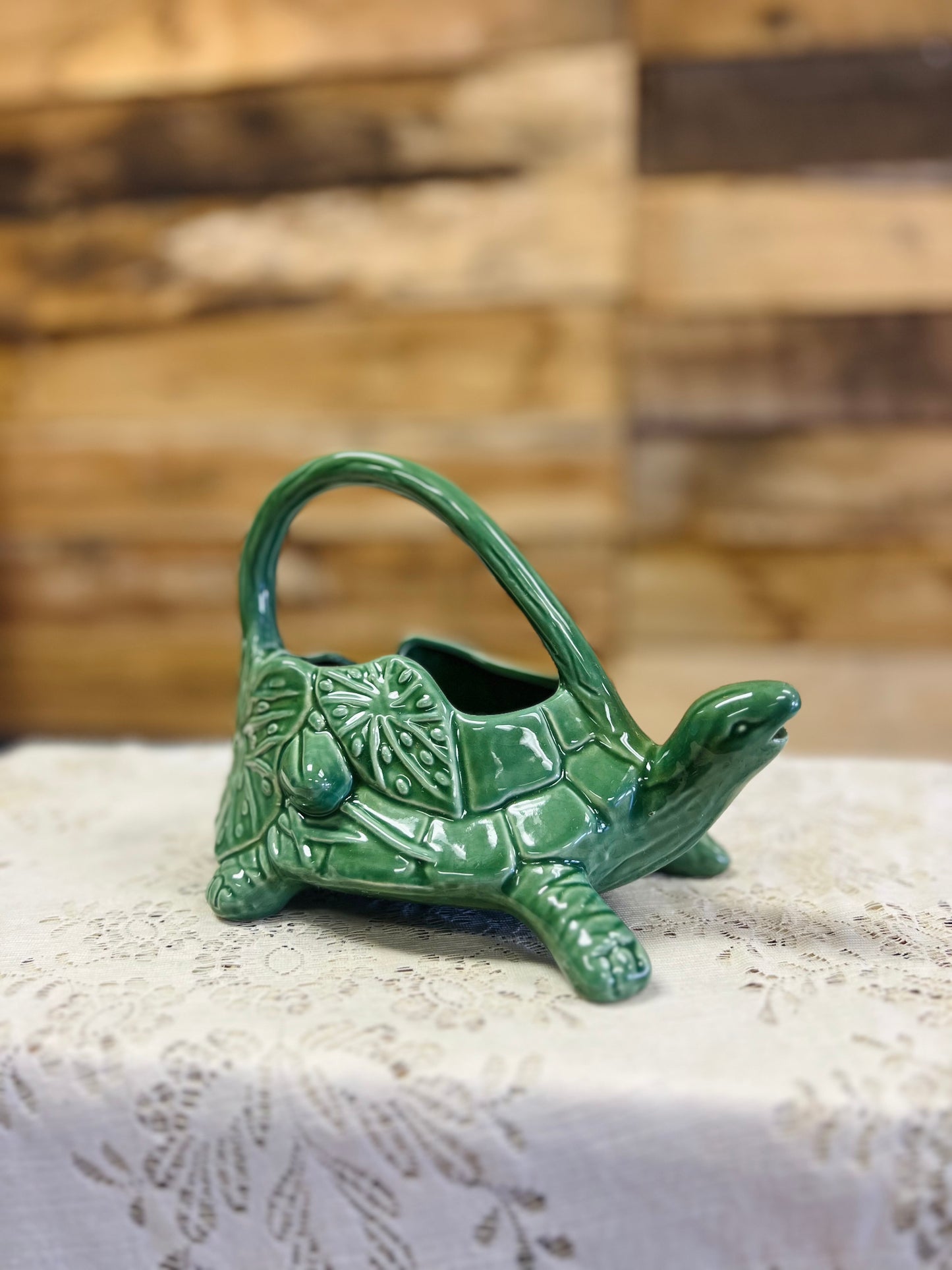 Vintage McCoy Ceramic Turtle Watering Can