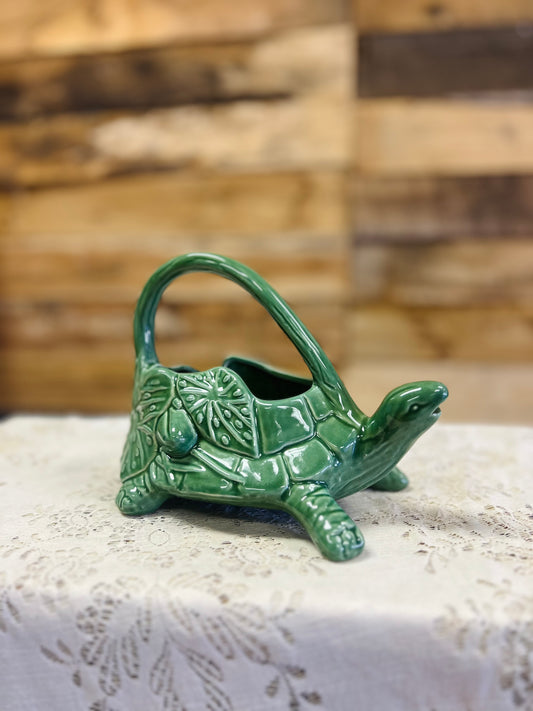 Vintage McCoy Ceramic Turtle Watering Can