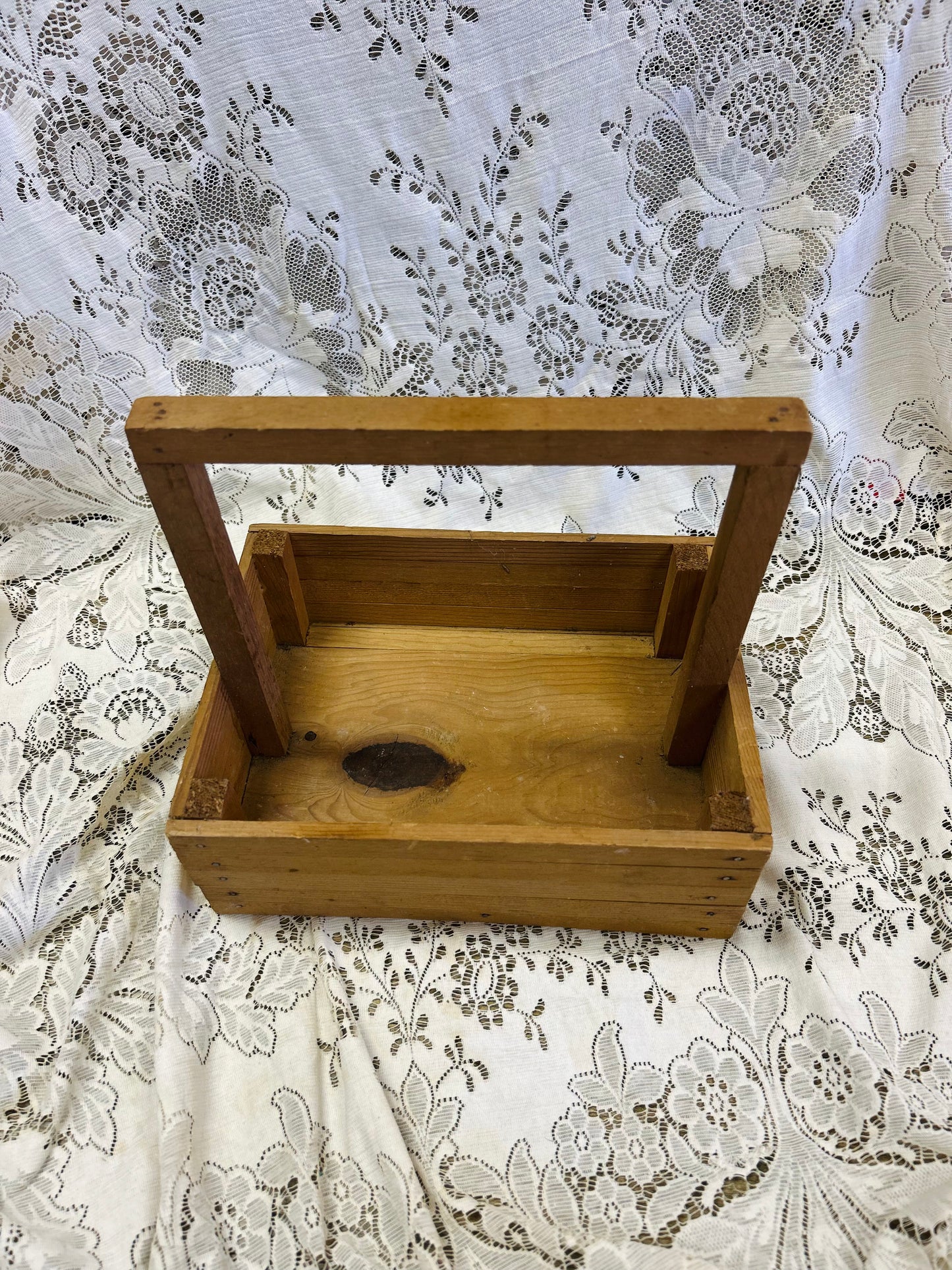 Vintage Wooden Caddy