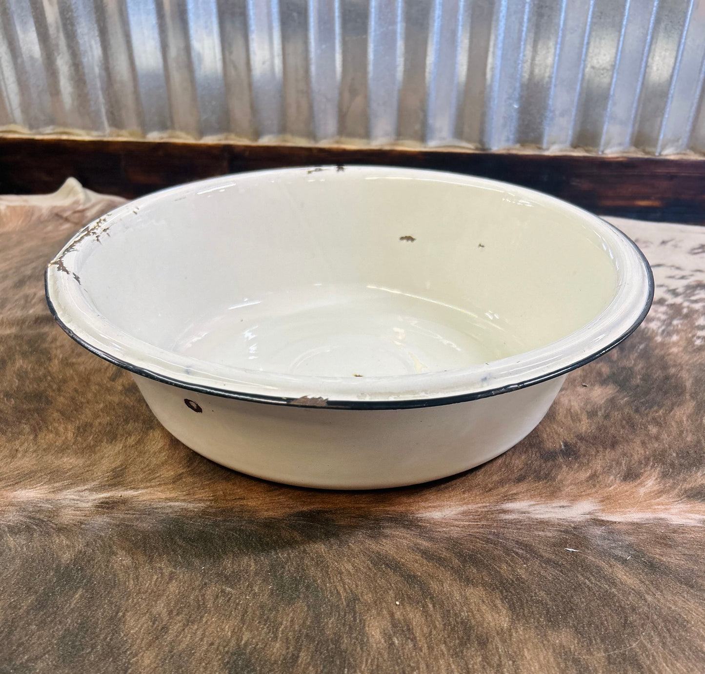 Vintage Large Ceramic Wash Tub