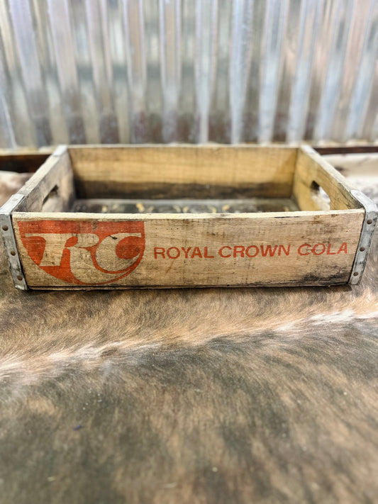 Vintage 83 "RC" Royal Crown Cola Crate