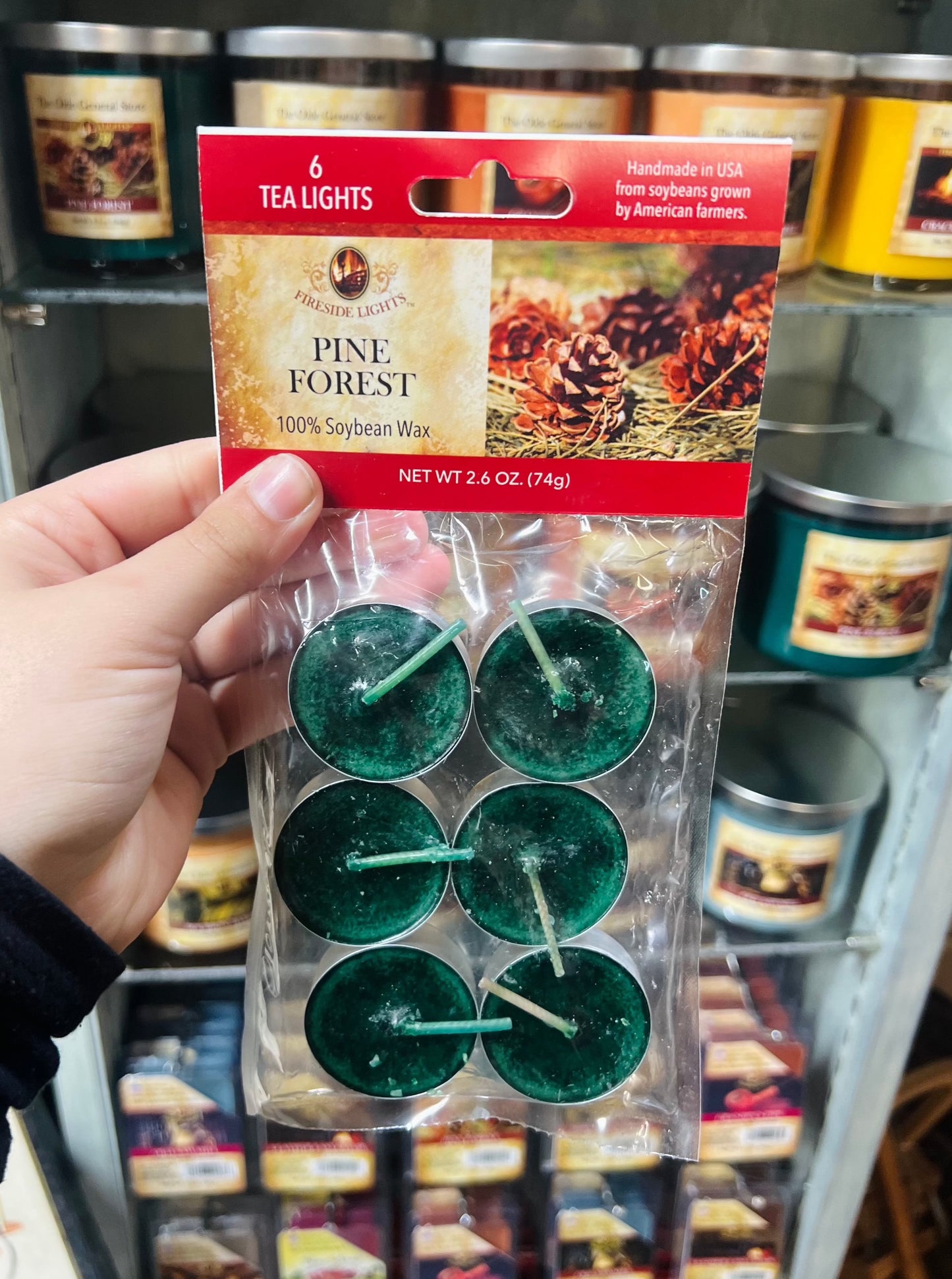 Pine Forest Tea Lights (6 Pack)