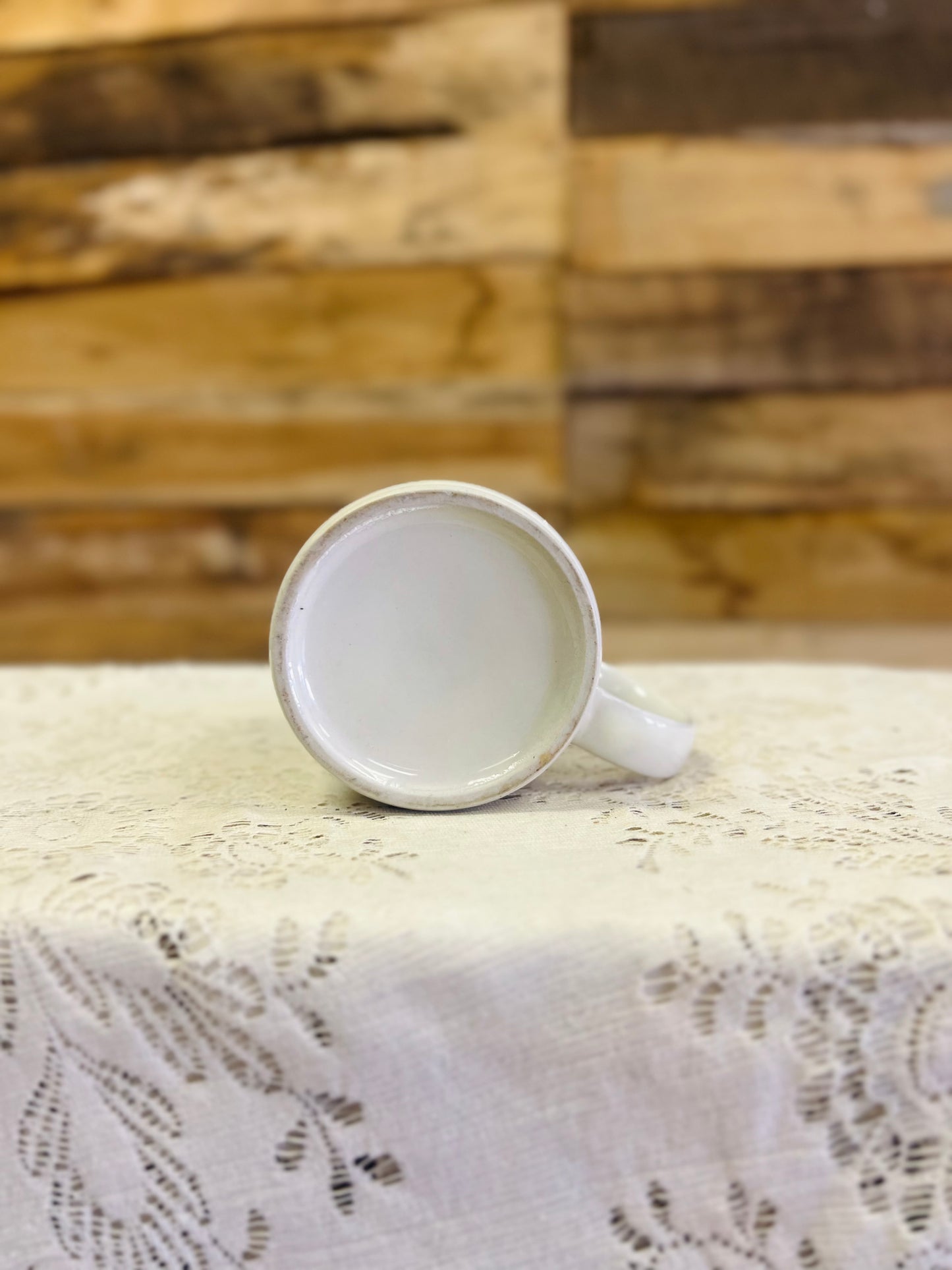 Vintage Blue Flower Mug