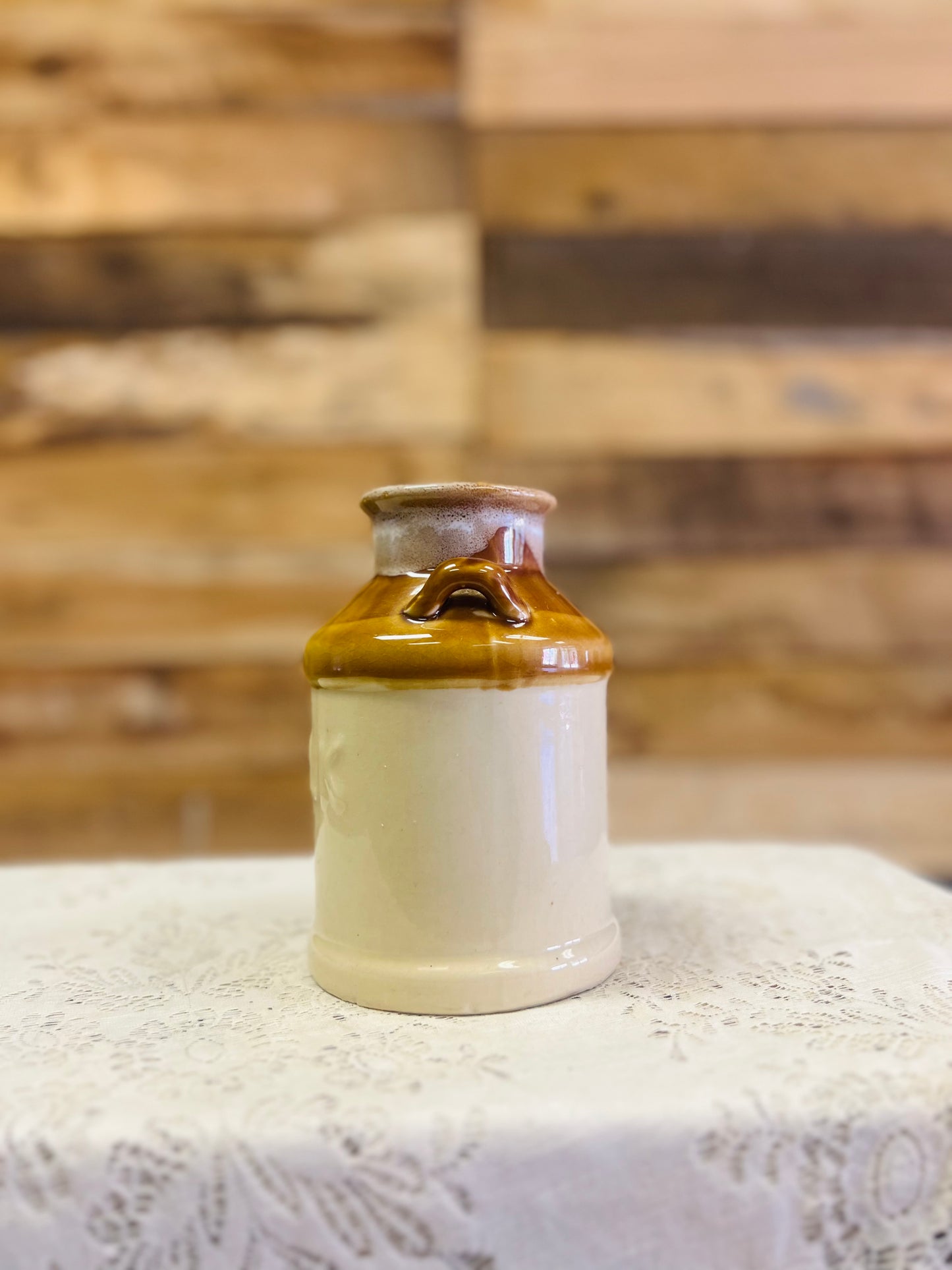 Vintage Two Toned Milk Jug