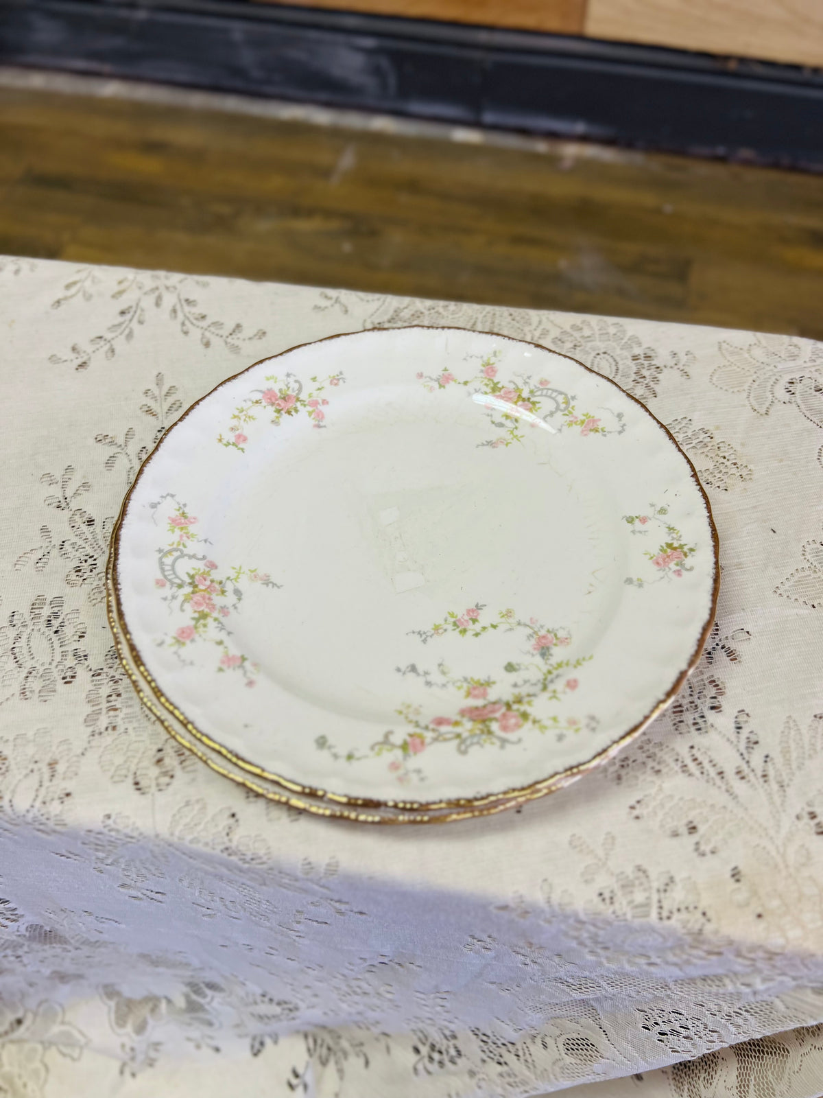Vintage Pope-Gosser Floral Plates