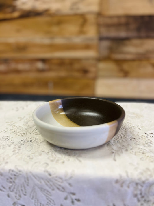 Vintage McCoy Tan Tri Color Bowl