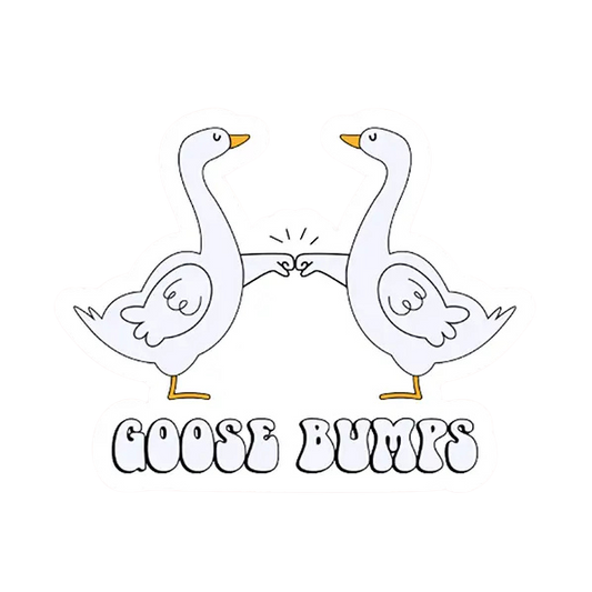 Goose Bumps Vinyl Sticker