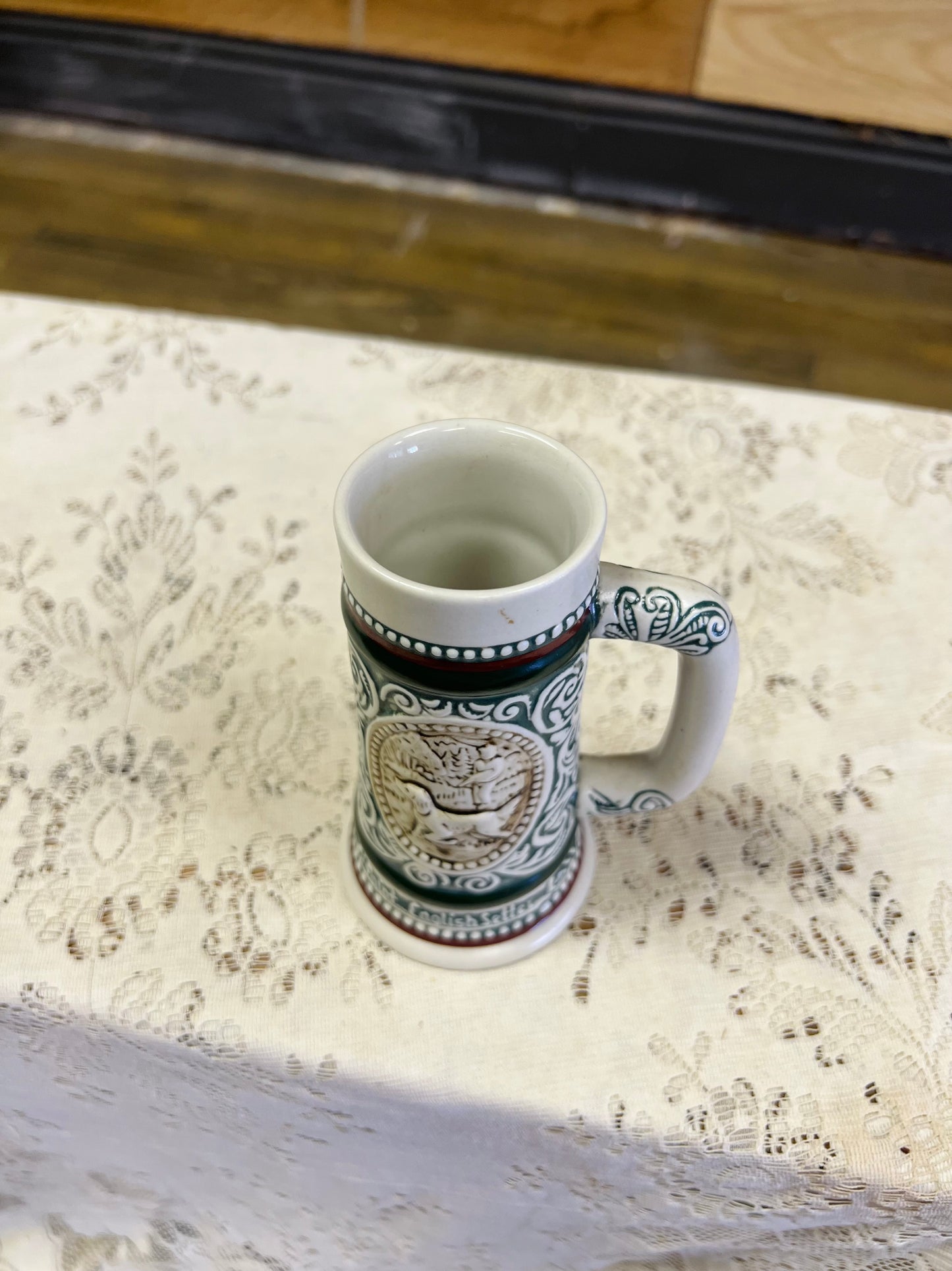 Vintage Avon Rainbow Trout & English Setter Mug