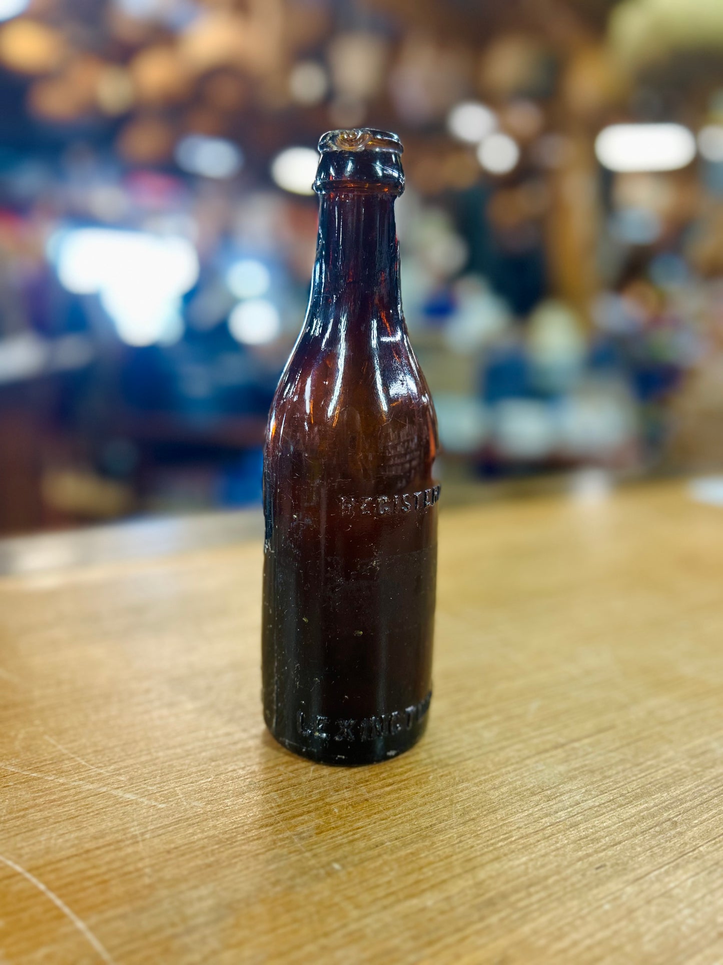 Vintage Early 1900s Amber Coca-Cola Rare Glass Bottle