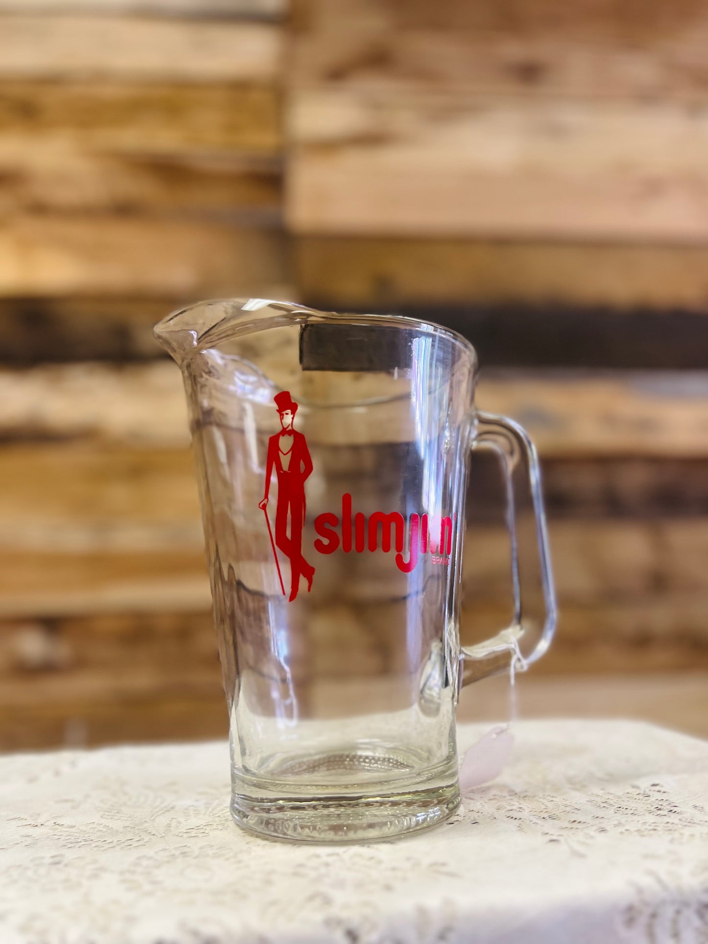 Vintage Slim Jim Brand Large Pitcher