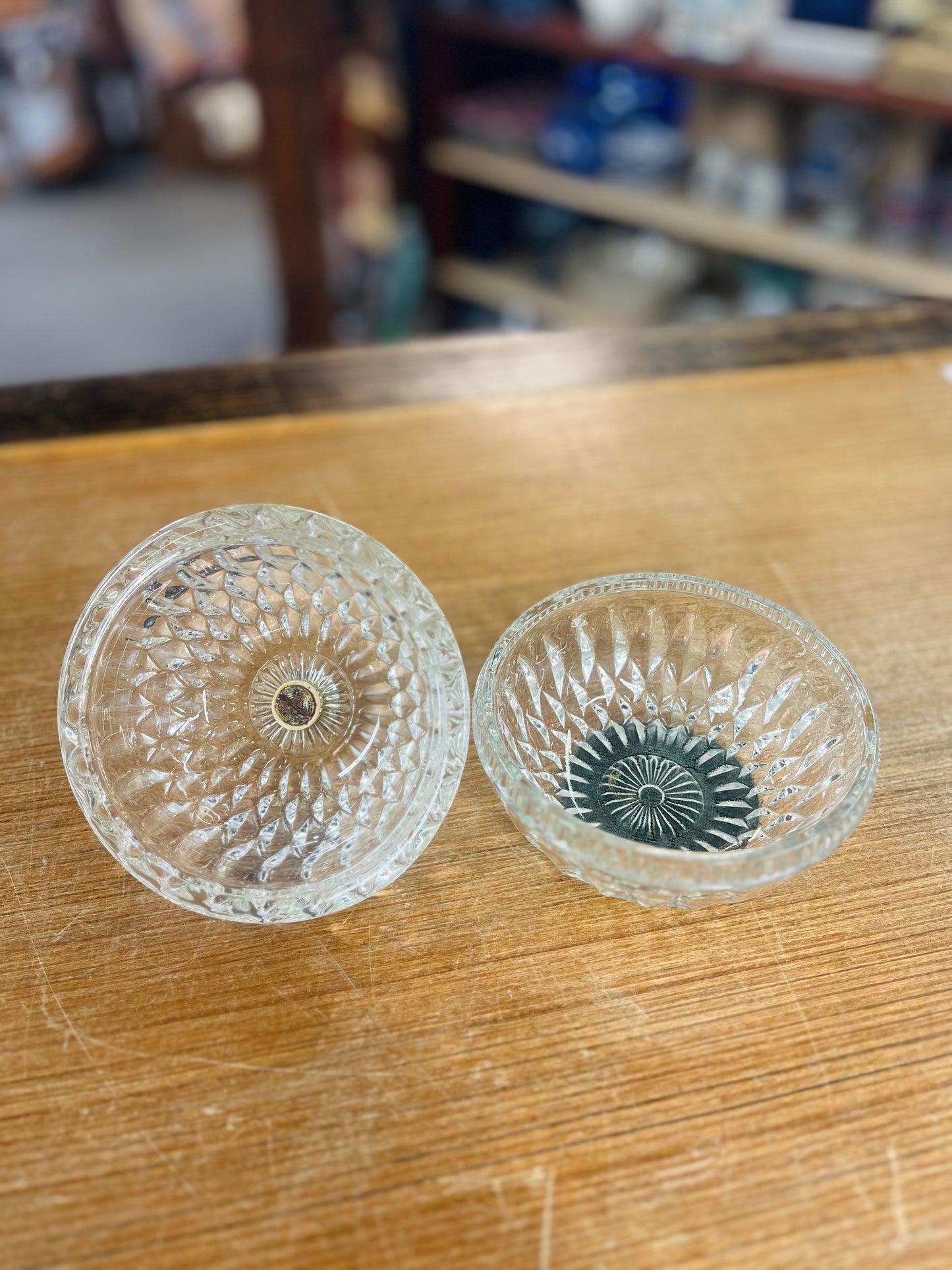 Vintage Indiana Glass Mount Vernon Pattern Candy Dish