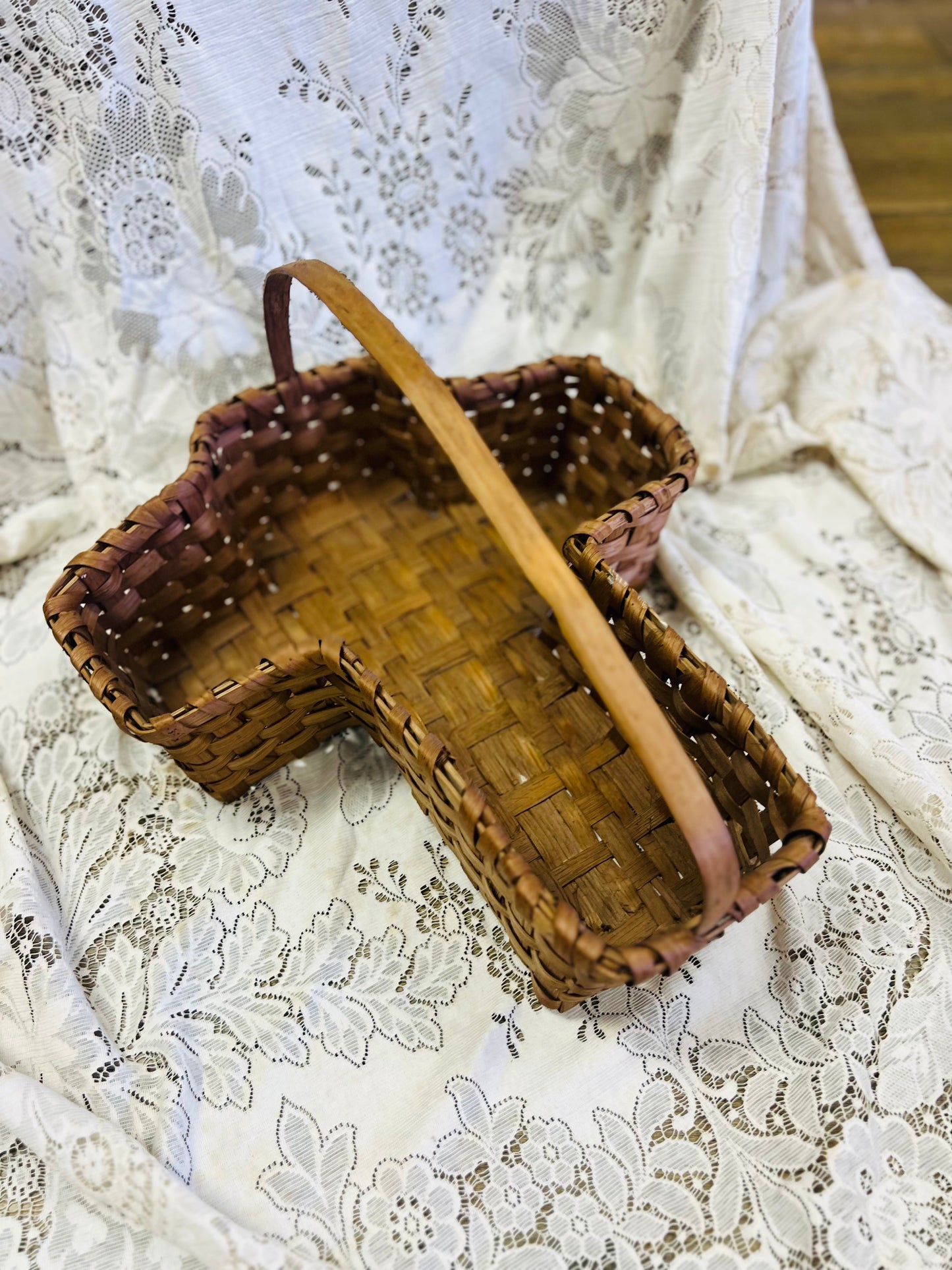 Old Cross Shaped Basket