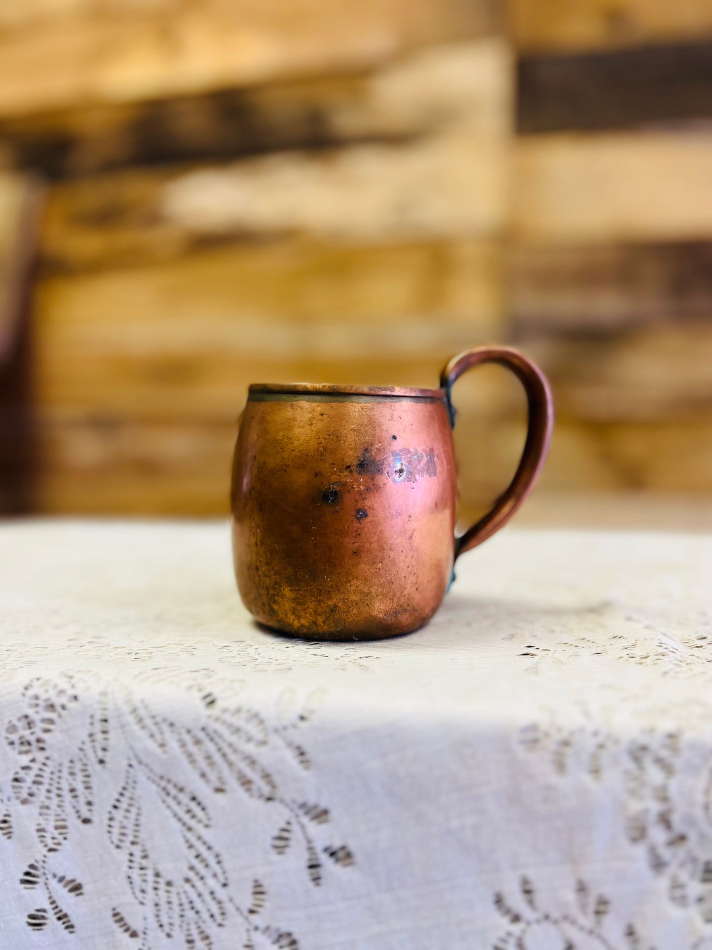 Vintage West Bend Solid Copper Mug
