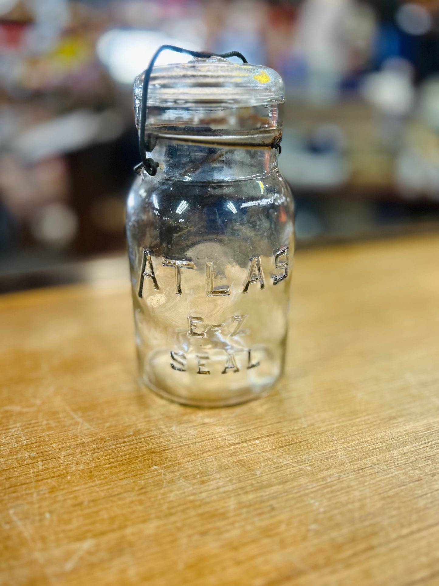 Old Atlas E-Z Seal Glass Mason Jar