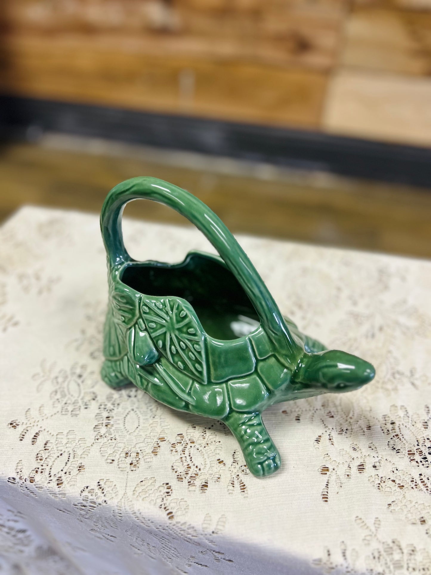 Vintage McCoy Ceramic Turtle Watering Can